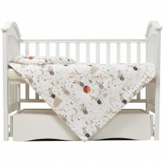 Змінна постіль 3 ел Twins Comfort Soft (фланель) 3010-TS-202, Rabbits , беж світлий